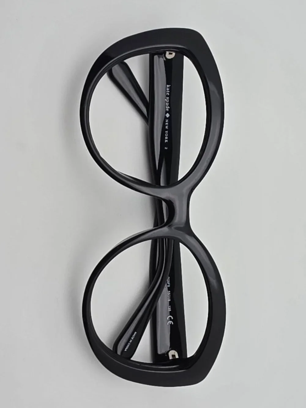 Kate Spade New York Sherrie/O/S D28F8 Black Cat Eye Sunglasses Frame 55-18-135